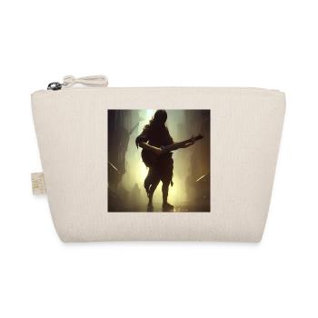 Dark guitarist portrait - Organic Pouch - nature - Front