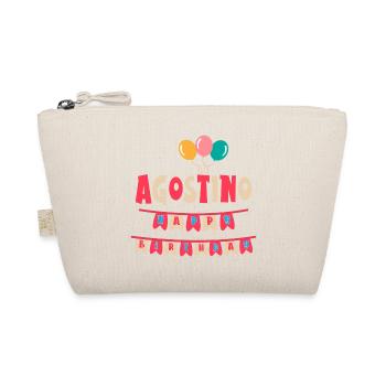 T-shirt Augustine joyeux anniversaire joyeux anniversaire - Trousse biologique - nature - Devant