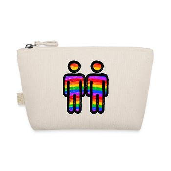 Same-sex partnership Love LGBT - Organic Pouch - nature - Front