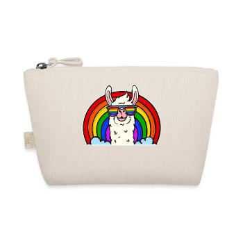 Relation bisexuelle Cool Lama Lgbt Arc-en-ciel - Trousse biologique - nature - Devant