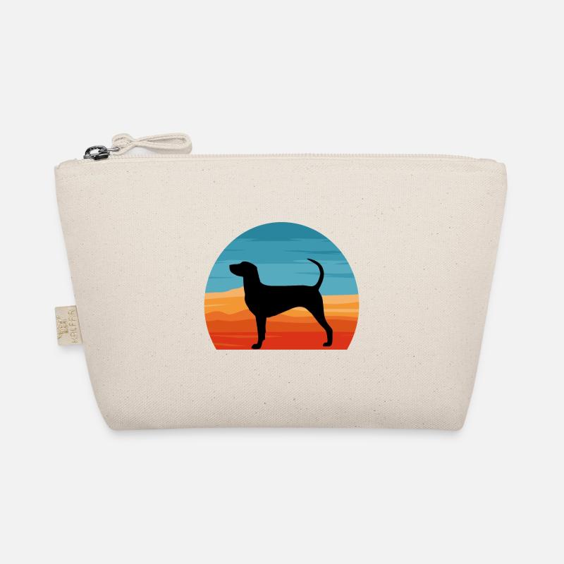 Dunker Dog Lover Silhouette Vintage Sunset Trousse biologique