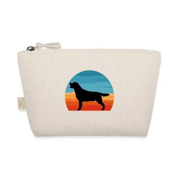 Labrador Dog Lover Silhouette Vintage Sunset - Trousse biologique - nature - Devant
