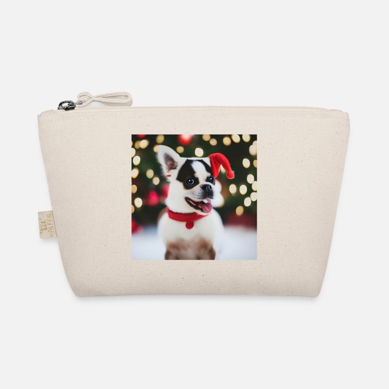Hunde Weihnachten Bio-Täschchen