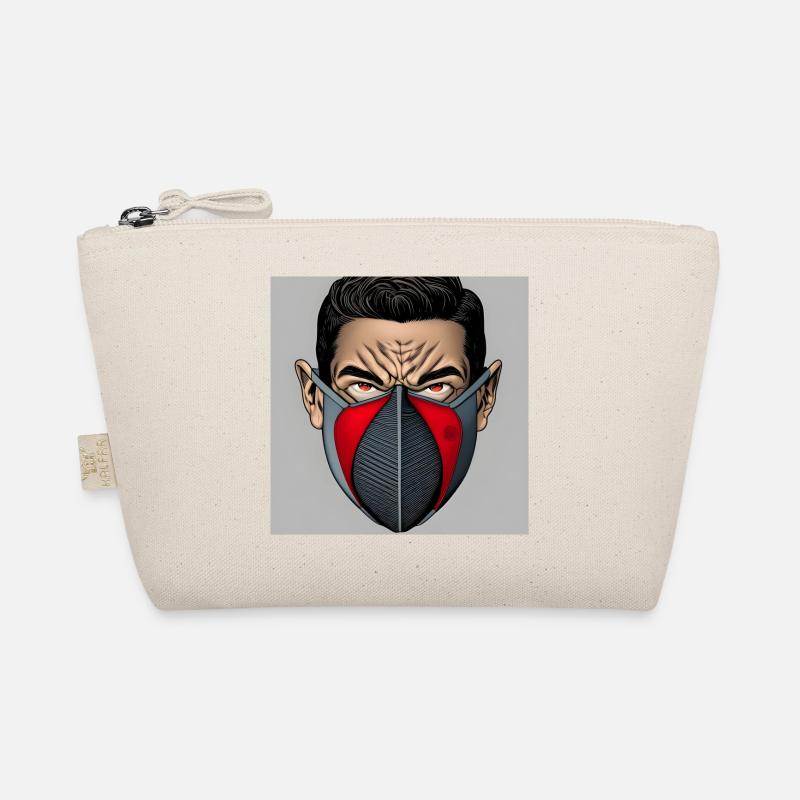 Mann in einer Maske Bio-Täschchen