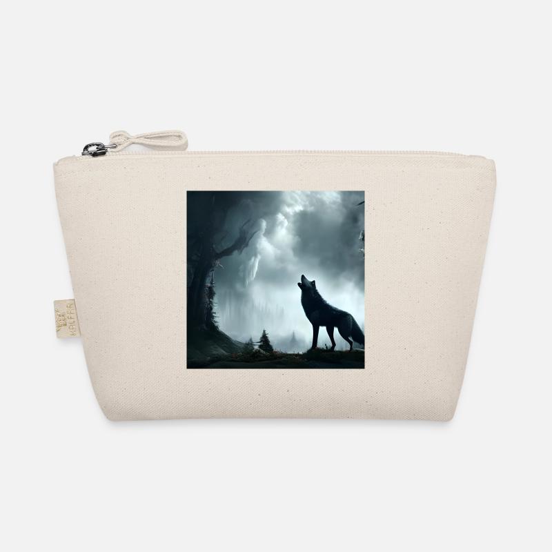 Brüllender Wolf Bio-Täschchen