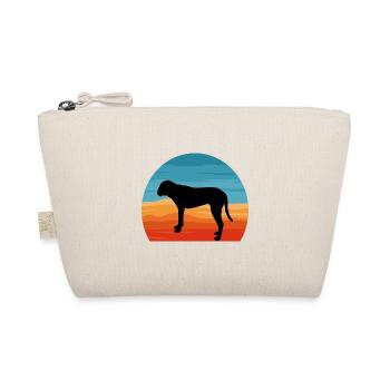 Coonhound Dog Lover Silhouette Vintage Sunset - Trousse biologique - nature - Devant