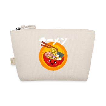 Ramen Eating Noodles Out Of A Ramen Bowl T-shirt - Bio-Täschchen - Natur - Vorne