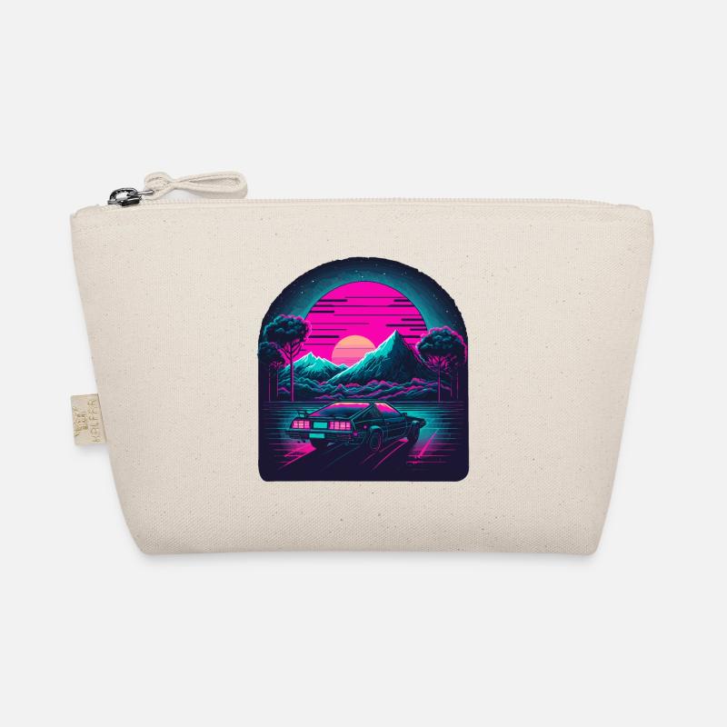 Retro Landschaft - Bio-Täschchen - Natur