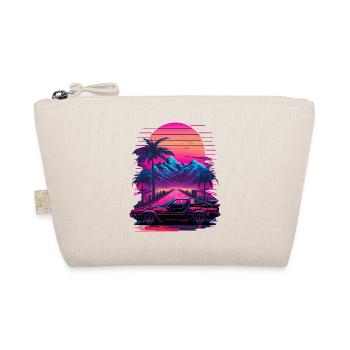 Vaperwave Mountain - Organic Pouch - nature - Front
