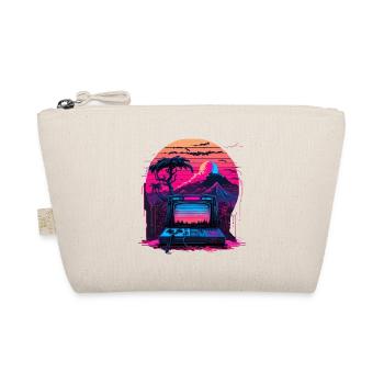Vaporwave Computer - Organic Pouch - nature - Front