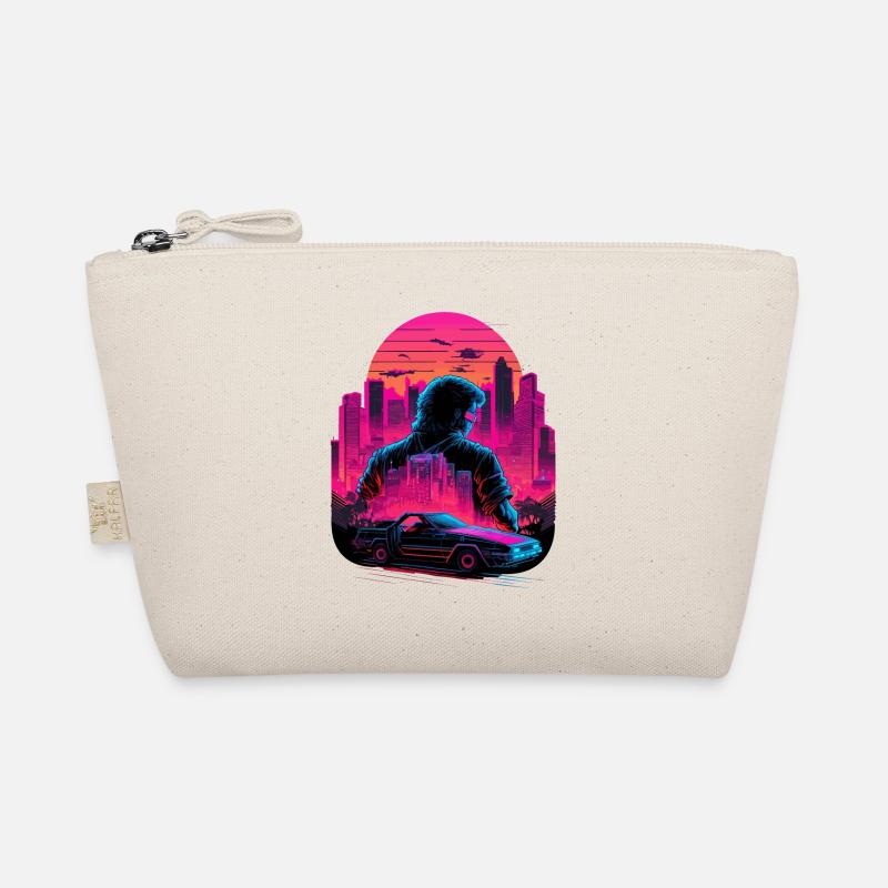 Vaperwave Stadt Bio-Täschchen