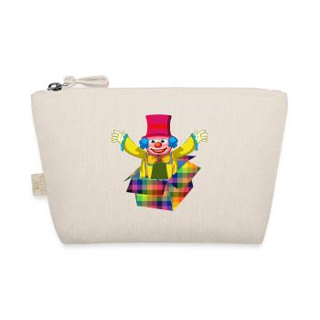 Fasching Kostüm Clown aus der Box Karneval - Bio-Täschchen - Natur - Vorne