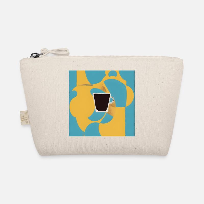 Coffe lovers portrait - Organic Pouch - nature