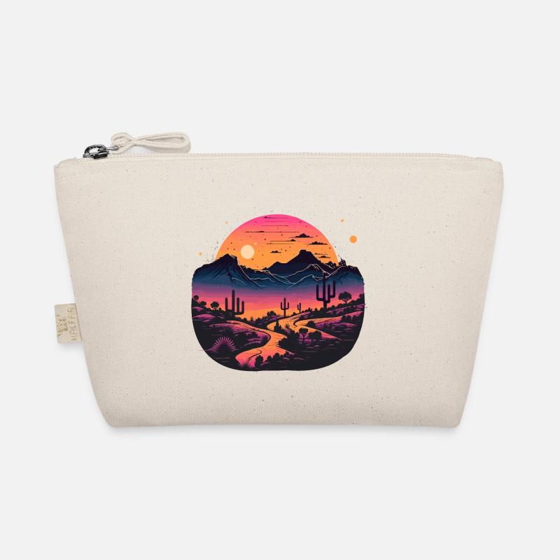 Synthwave Desert Organic Pouch