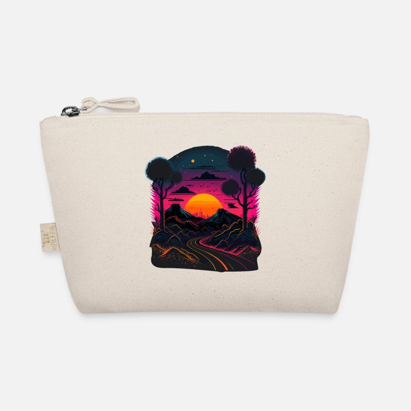 Illustration Synthwave Trousse biologique