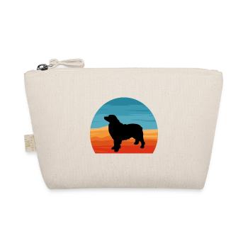 Bernois Mountain Dog Lover Silhouette Retro Sunset - Trousse biologique - nature - Devant
