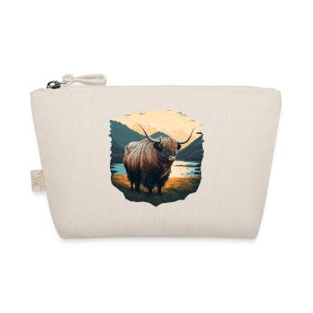 Yak mit See - Bio-Täschchen - Natur - Vorne