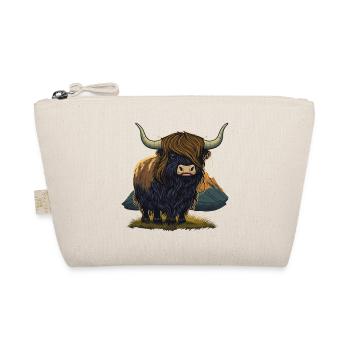 Lustige Yak Illustration - Bio-Täschchen - Natur - Vorne