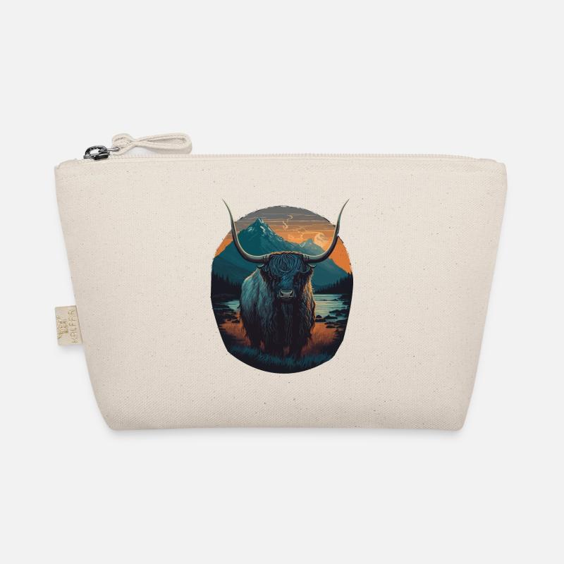 Yak avec d’énormes cornes - Trousse biologique - nature