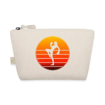 Women's Kickboxer Kickboxing Kickboxing Boxing - Organic Pouch - nature - Front