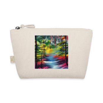 Water color river in forest - Organic Pouch - nature - Front