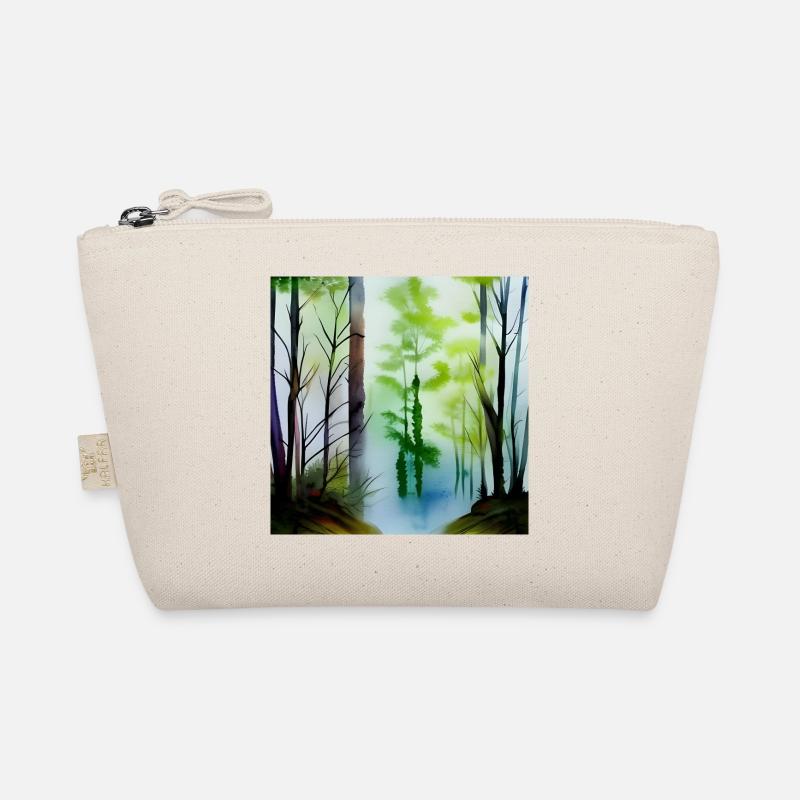 Forest image art Organic Pouch