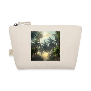 Jungle with palm trees - Organic Pouch - nature - Front