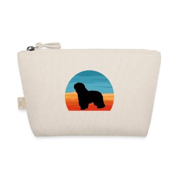 Cao Da Serra De Aires Dog Silhouette Retro Sunset - Trousse biologique - nature - Devant