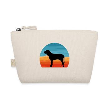Bleu De Gascogne Grand Dog Silhouette Retro Sunset - Trousse biologique - nature - Devant