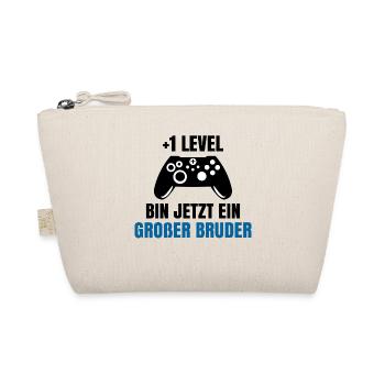 Schwangerschaft Schwanger Babybauch Statement - Bio-Täschchen - Natur - Vorne