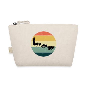 Husky Sledding Sled Dog Racing Alaskan Racers - Organic Pouch - nature - Front