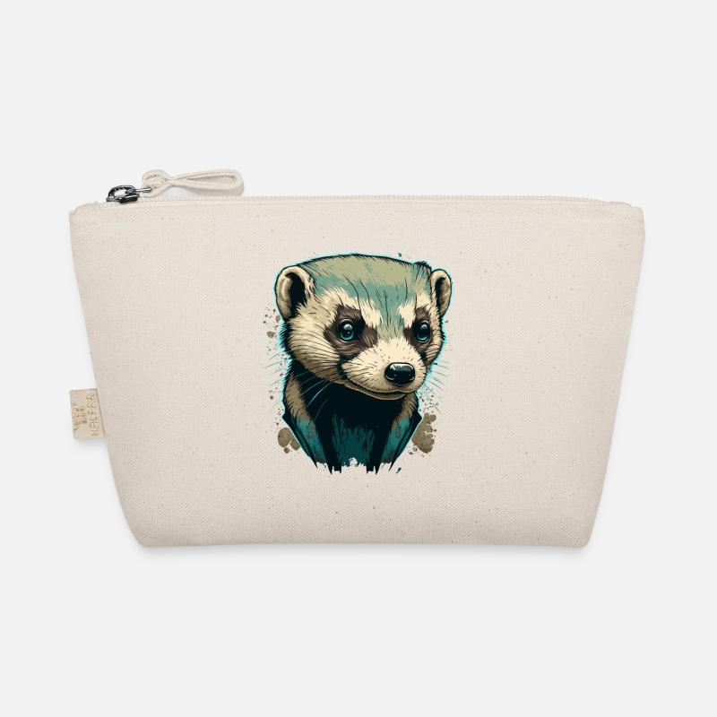 Ferret Artwork Organic Pouch