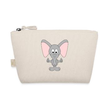 ELEFANT - TIER - TIERISCH - GUT - KIND - BABY - Bio-Täschchen - Natur - Vorne