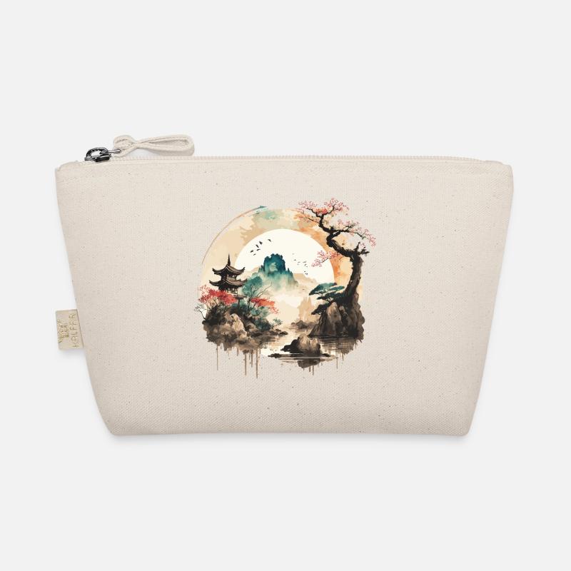Aquarell Landschaft Bio-Täschchen