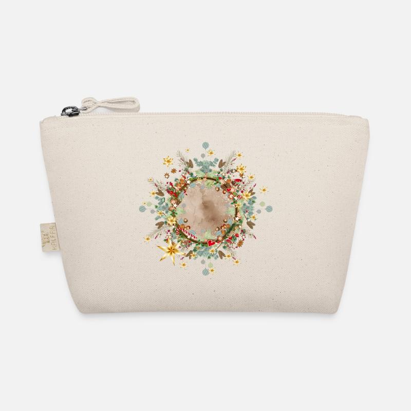 Cadre de Noël en verdure et parchemin Trousse biologique