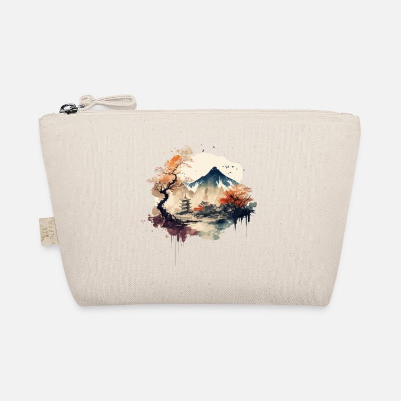 Chinesische Landschaft Bio-Täschchen