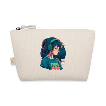 Hip Hop Girl - Organic Pouch - nature - Front