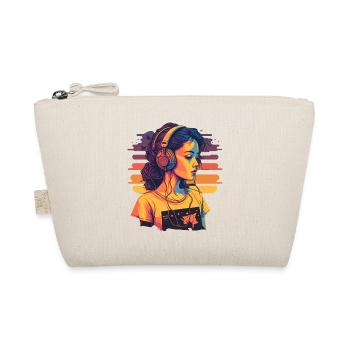 Girls Love Music - Organic Pouch - nature - Front