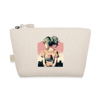 Anime Girl - Organic Pouch - nature - Front