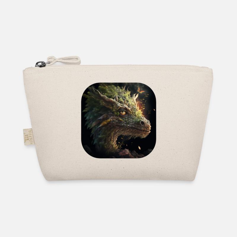 Magical forest Dragon Organic Pouch
