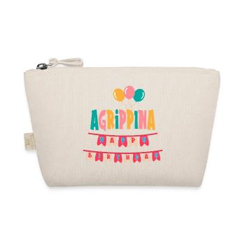 Agrippina t-shirt joyeux anniversaire joyeux anniversaire - Trousse biologique - nature - Devant