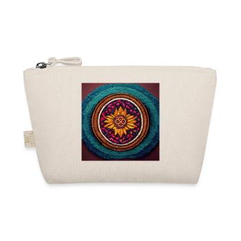 Boho Mandala Abstract - Organic Pouch - nature - Front