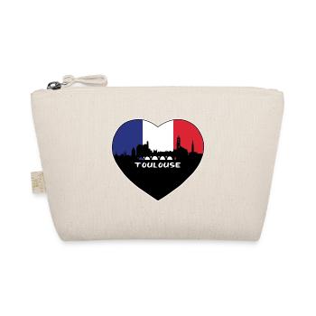 Toulouse France Flag Skyline Souvenir de voyage - Trousse biologique - nature - Devant