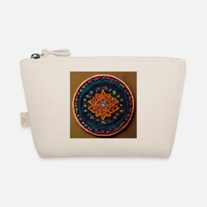Boho Mandala Abstract - Bio-Täschchen - Natur