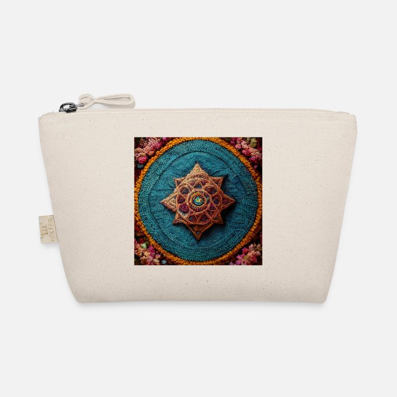 Boho Mandala Abstract - Organic Pouch - nature