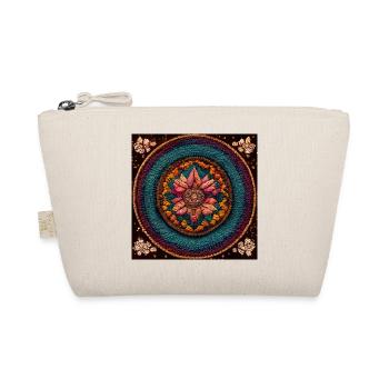 Boho Mandala Abstract - Organic Pouch - nature - Front
