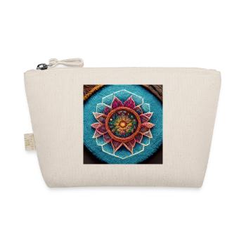 Boho Mandala Abstract - Organic Pouch - nature - Front