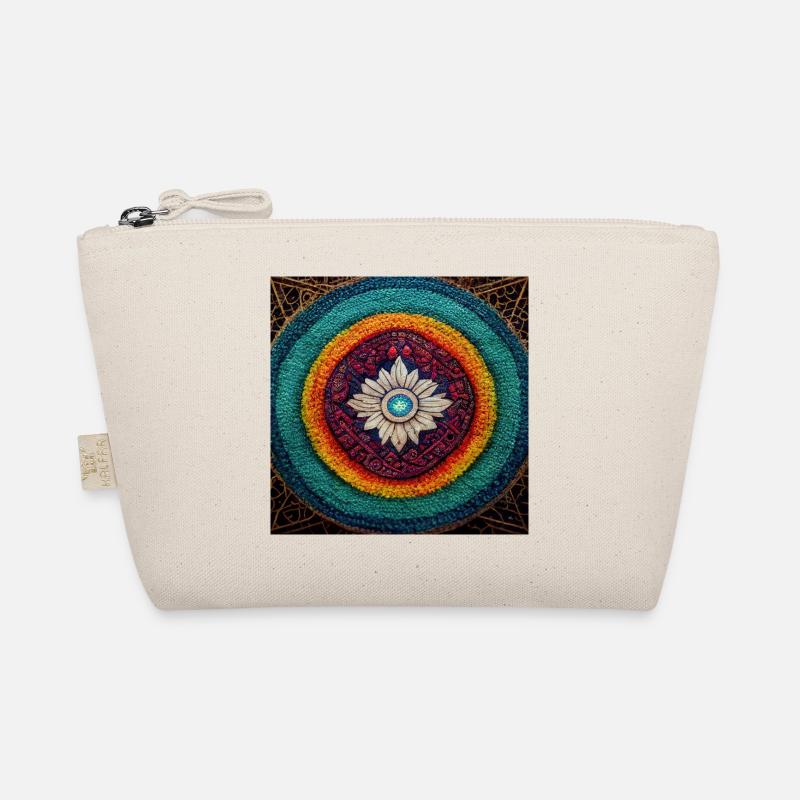 Boho Mandala Abstract - Organic Pouch - nature