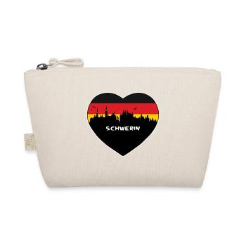 Schwerin Allemagne Drapeau Skyline Voyage Souvenir - Trousse biologique - nature - Devant