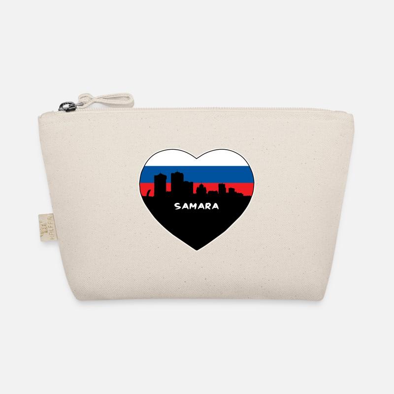 Samara Russie Drapeau Skyline Voyage Souvenir Trousse biologique